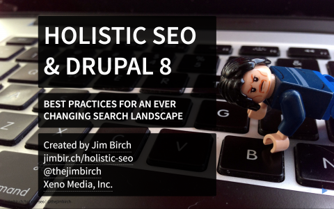 Holistic SEO and Drupal Presentation Cover